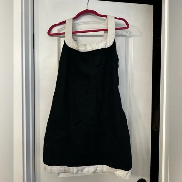 Black & White Linen Dress - Picture 2 of 6